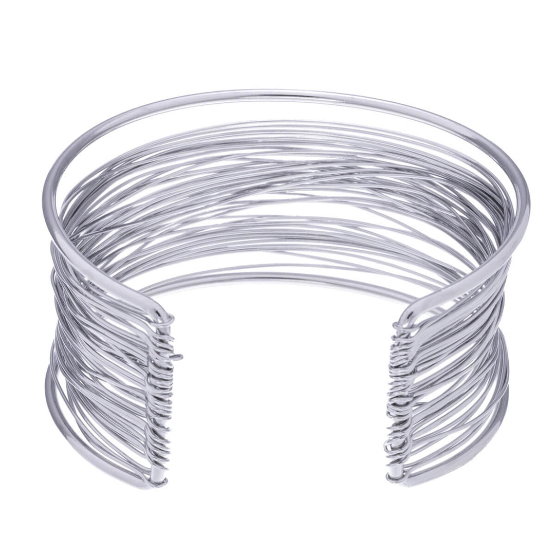 Steel wide open bracelet (Steel 316L)