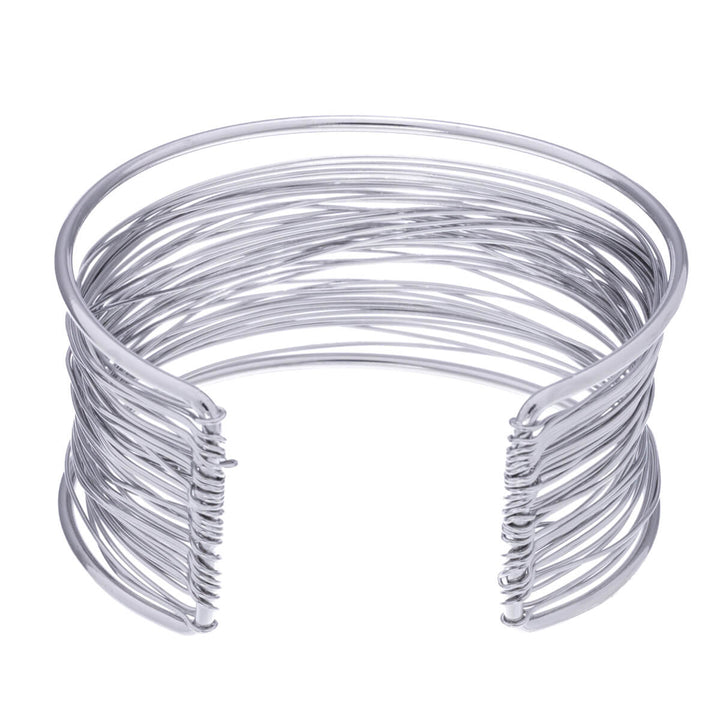 Steel wide open bracelet (Steel 316L)