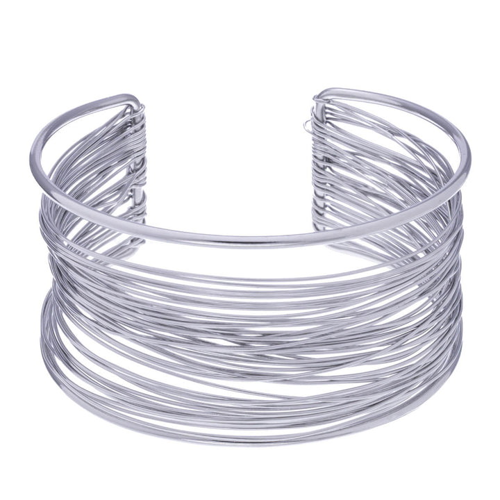 Steel wide open bracelet (Steel 316L)