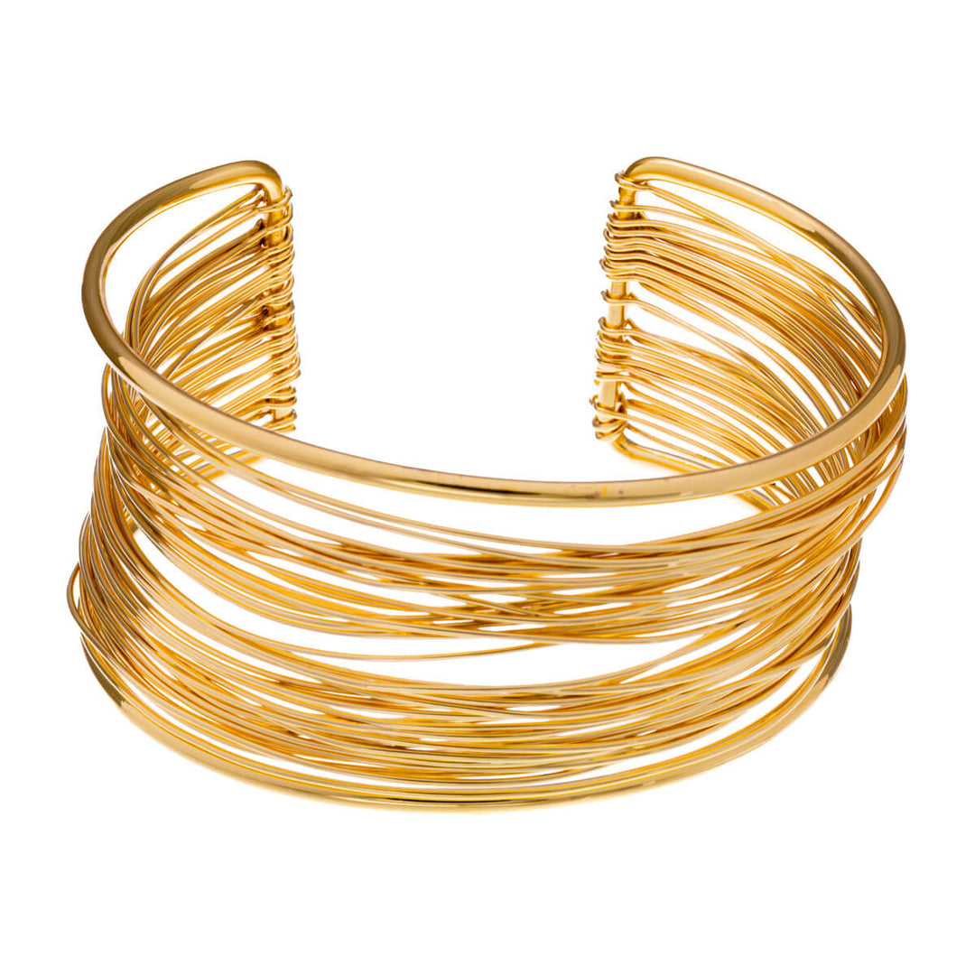 Steel wide open bracelet (Steel 316L)