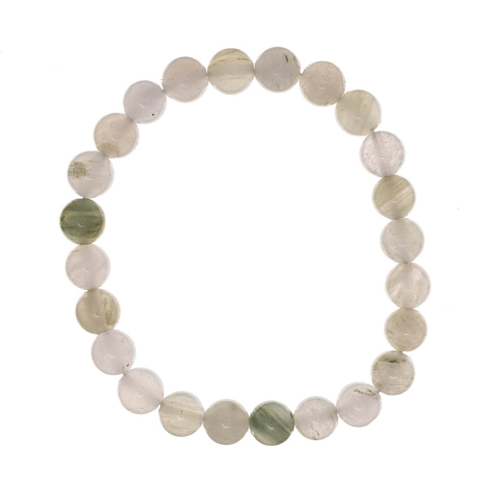 Flexible stone bead bracelet 8mm