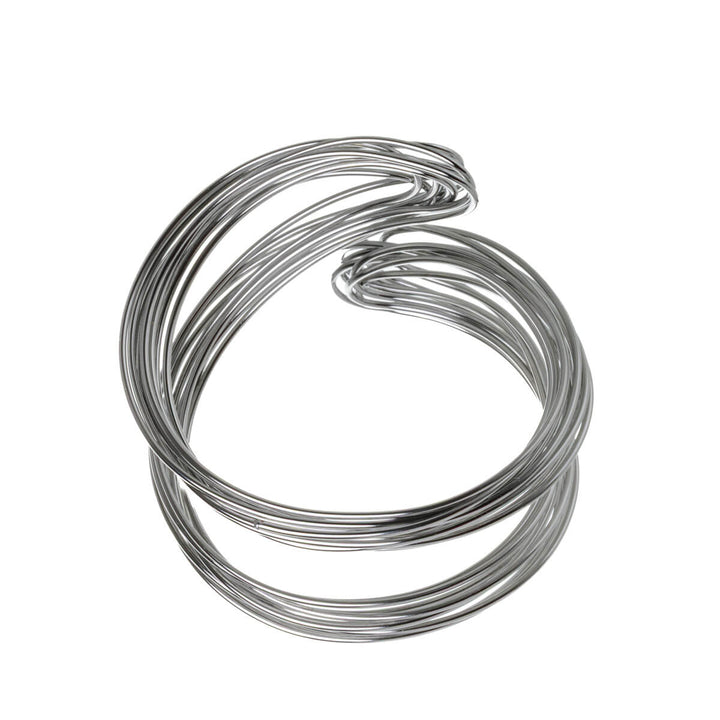 Wide steel bracelet (316L steel)