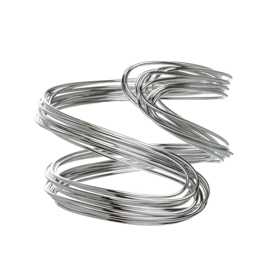 Wide steel bracelet (316L steel)
