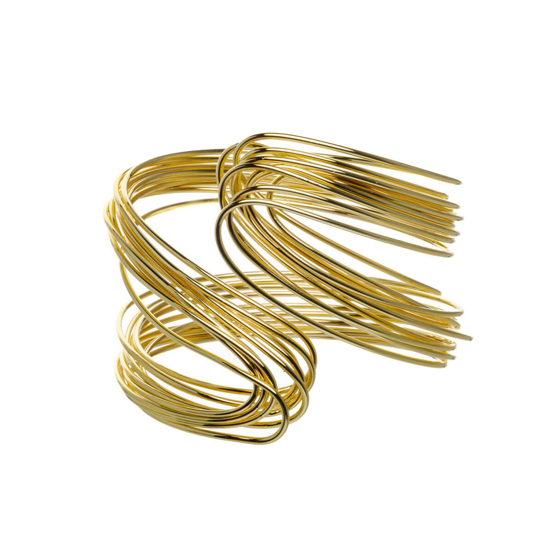 Wide steel bracelet (316L steel)