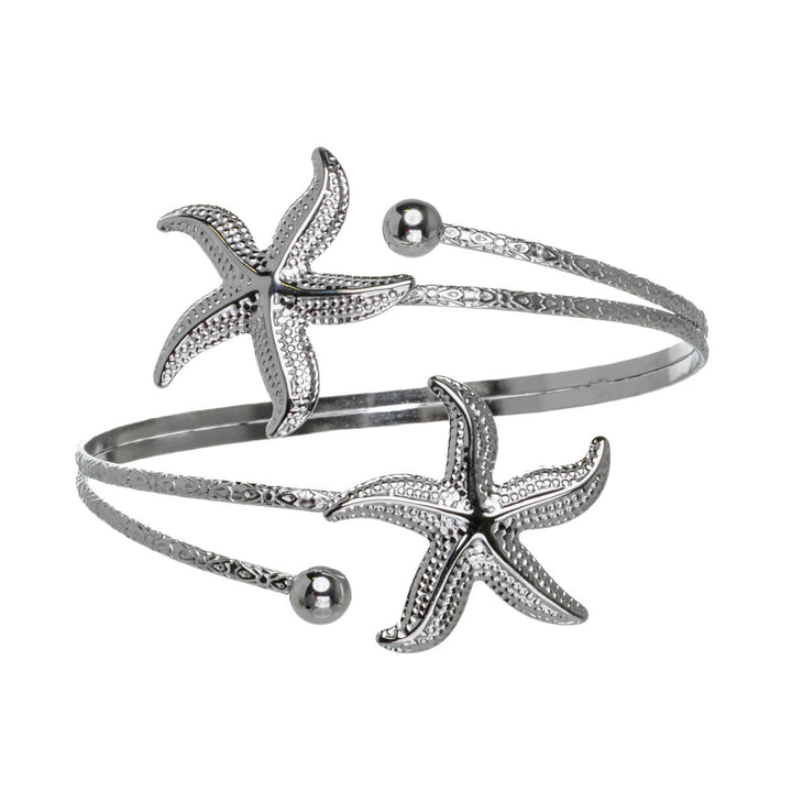 Adjustable steel starfish bracelet (316L stainless steel)