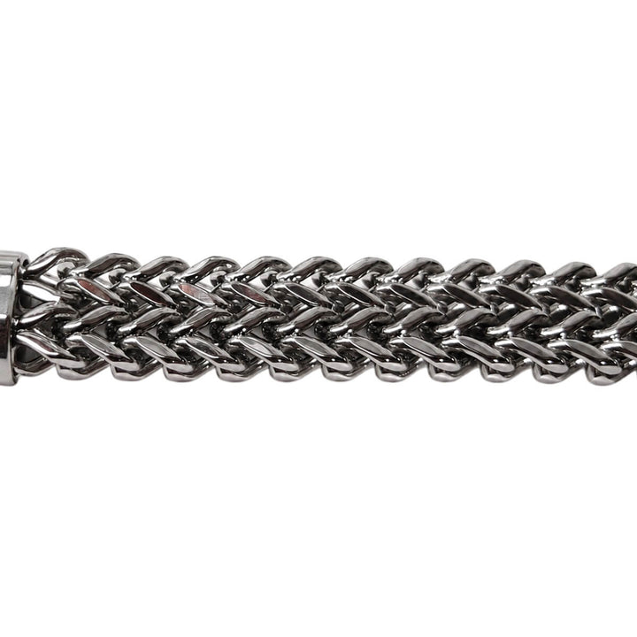 Wide Foxtail Chain Bracelet (316L Stainless Steel)