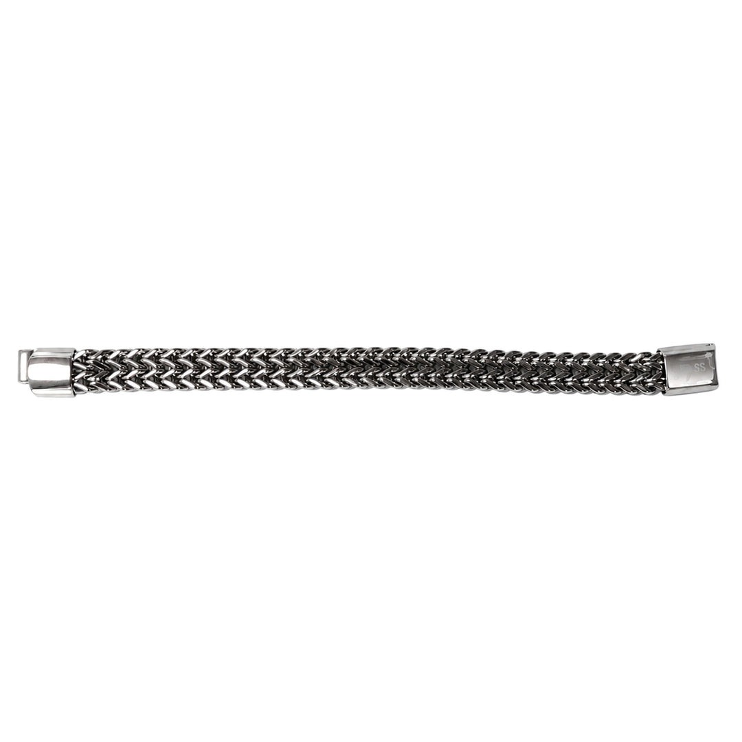 Wide Foxtail Chain Bracelet (316L Stainless Steel)