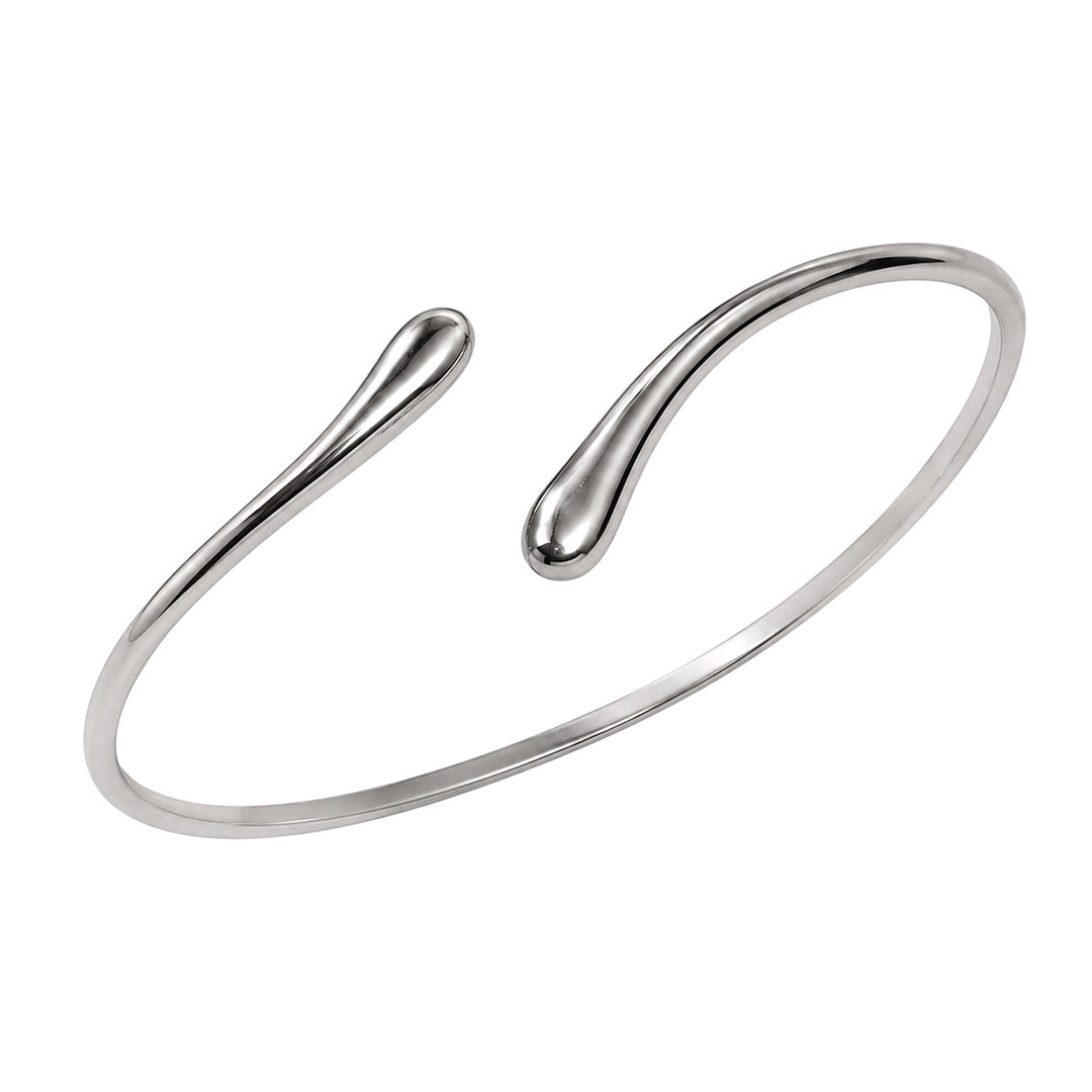 Adjustable steel bicep cuff with a minimalist design (316L steel)