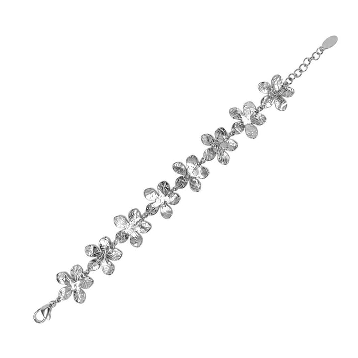 Steel Flower Bracelet (316L Steel)