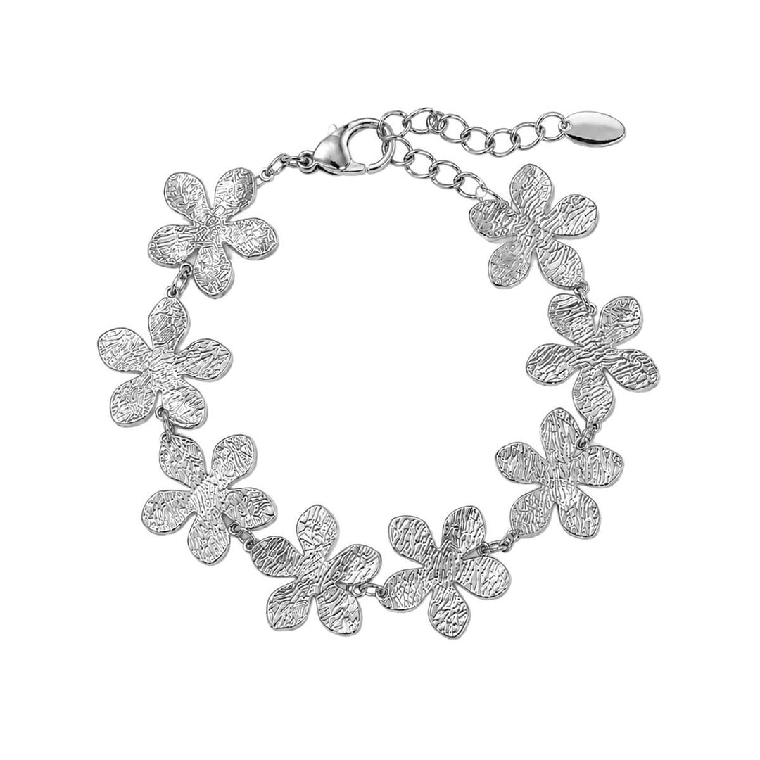 Steel Flower Bracelet (316L Steel)