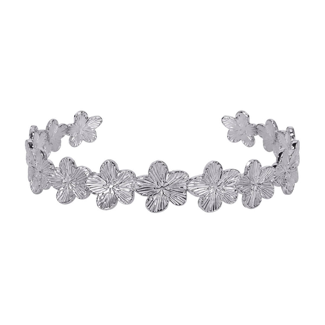 Open Flower Bracelet (316L Stainless Steel)