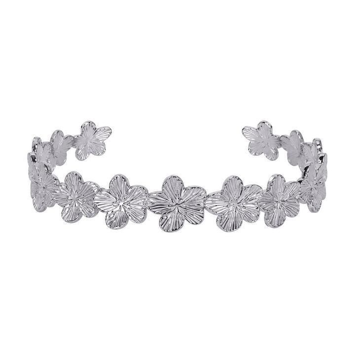 Open Flower Bracelet (316L Stainless Steel)