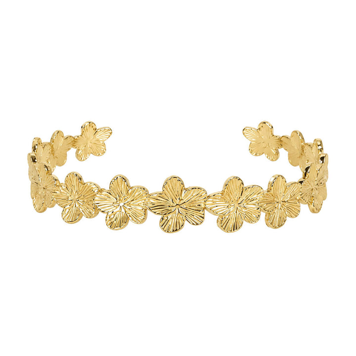 Open Flower Bracelet (316L Stainless Steel)