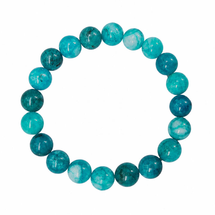 Elastic Stone Bead Bracelet, 10 mm