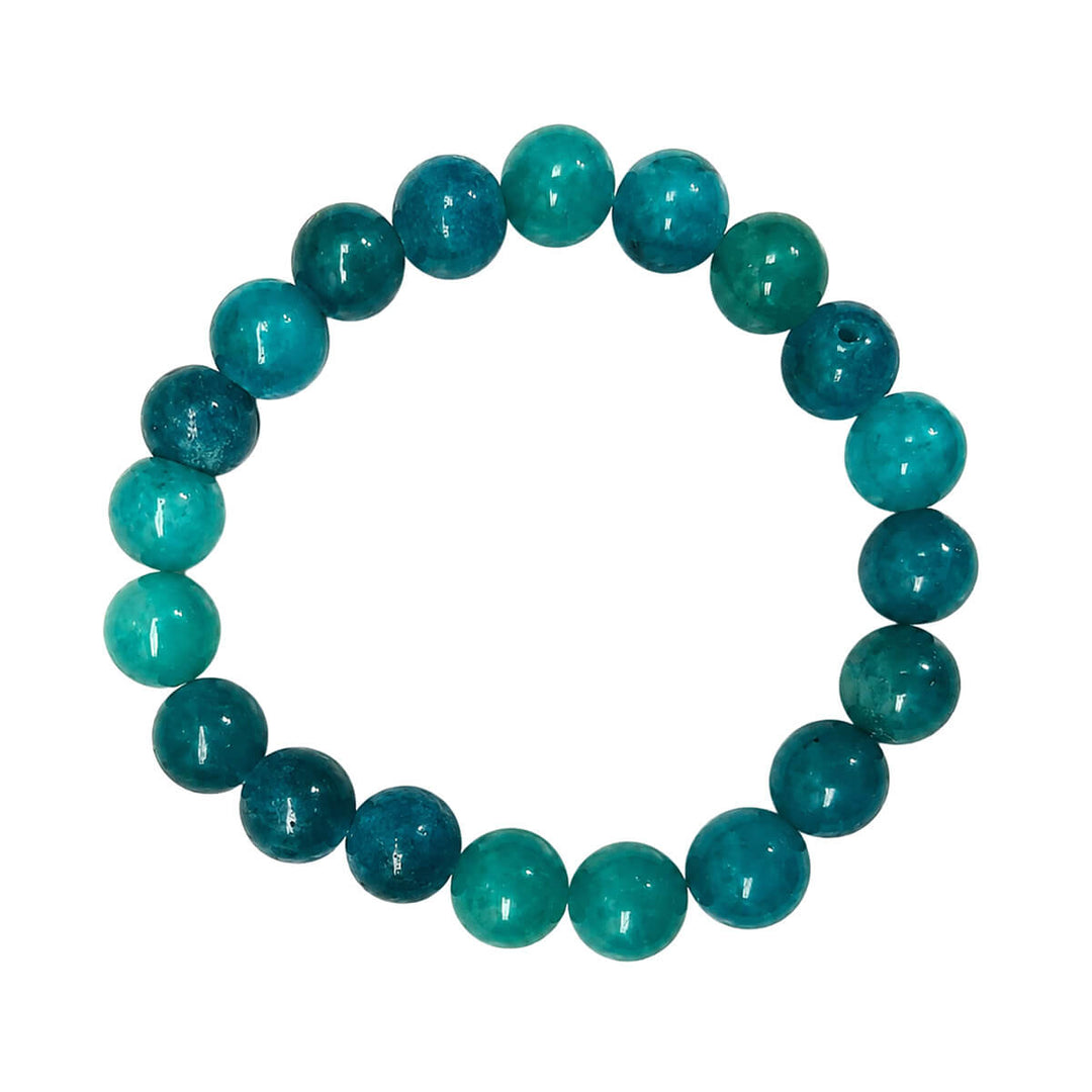 Elastic Stone Bead Bracelet, 10 mm