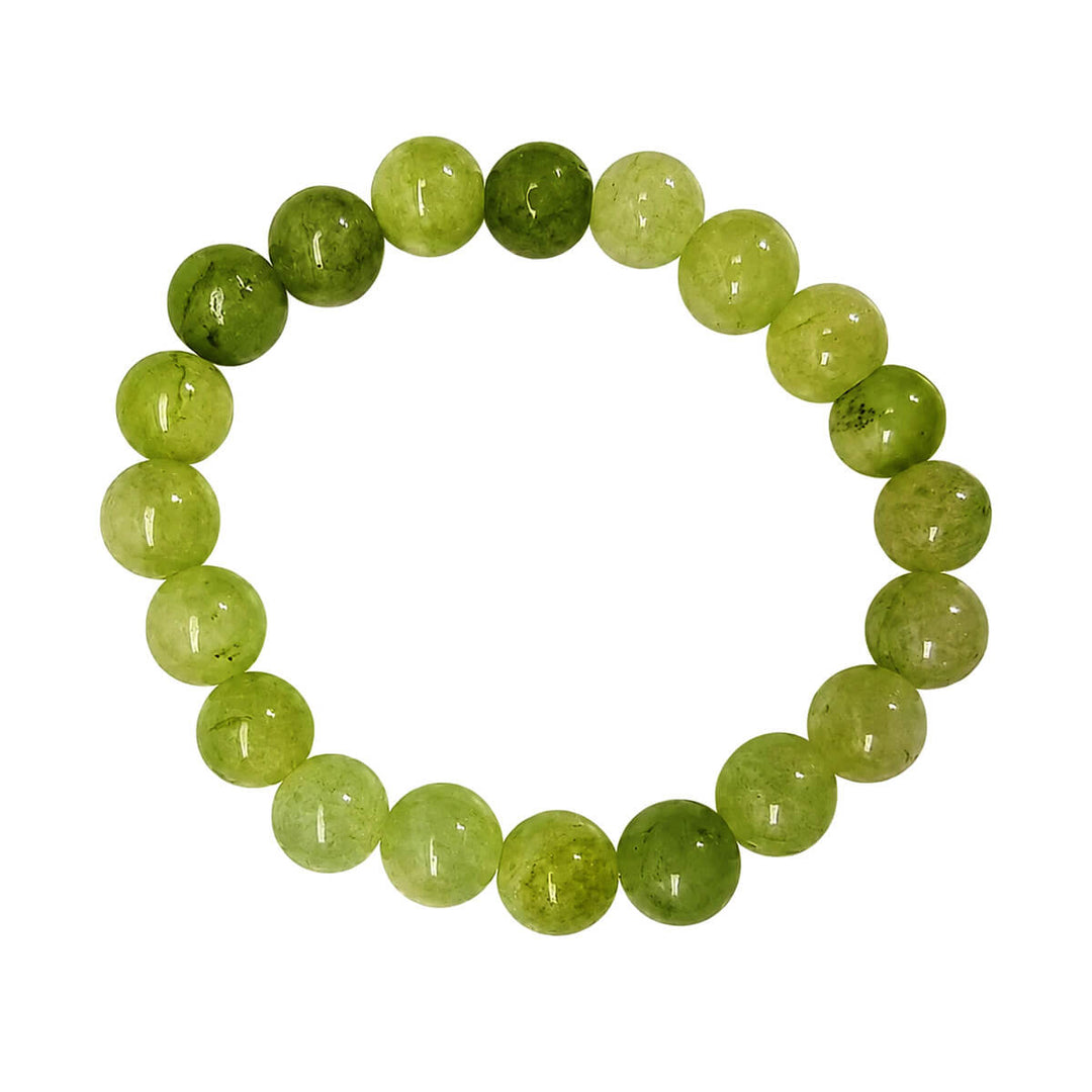 Elastic Stone Bead Bracelet, 10 mm