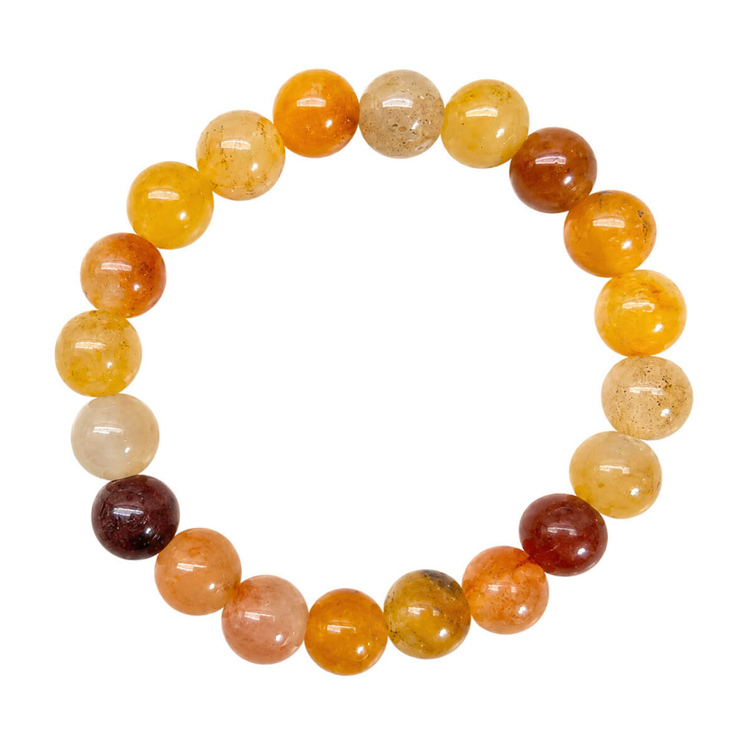 Elastic Stone Bead Bracelet, 10 mm