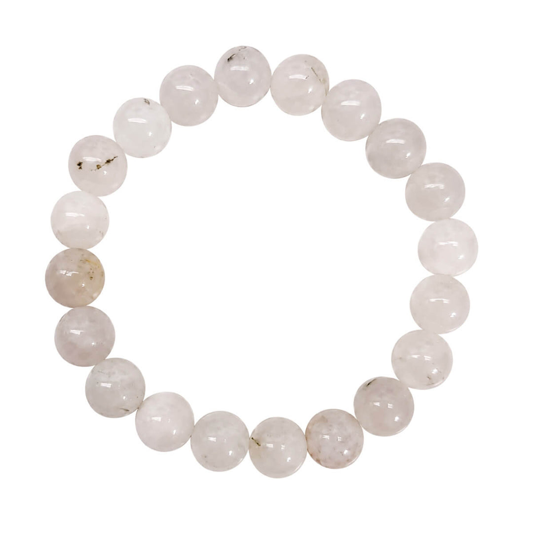 Elastic Stone Bead Bracelet, 10 mm