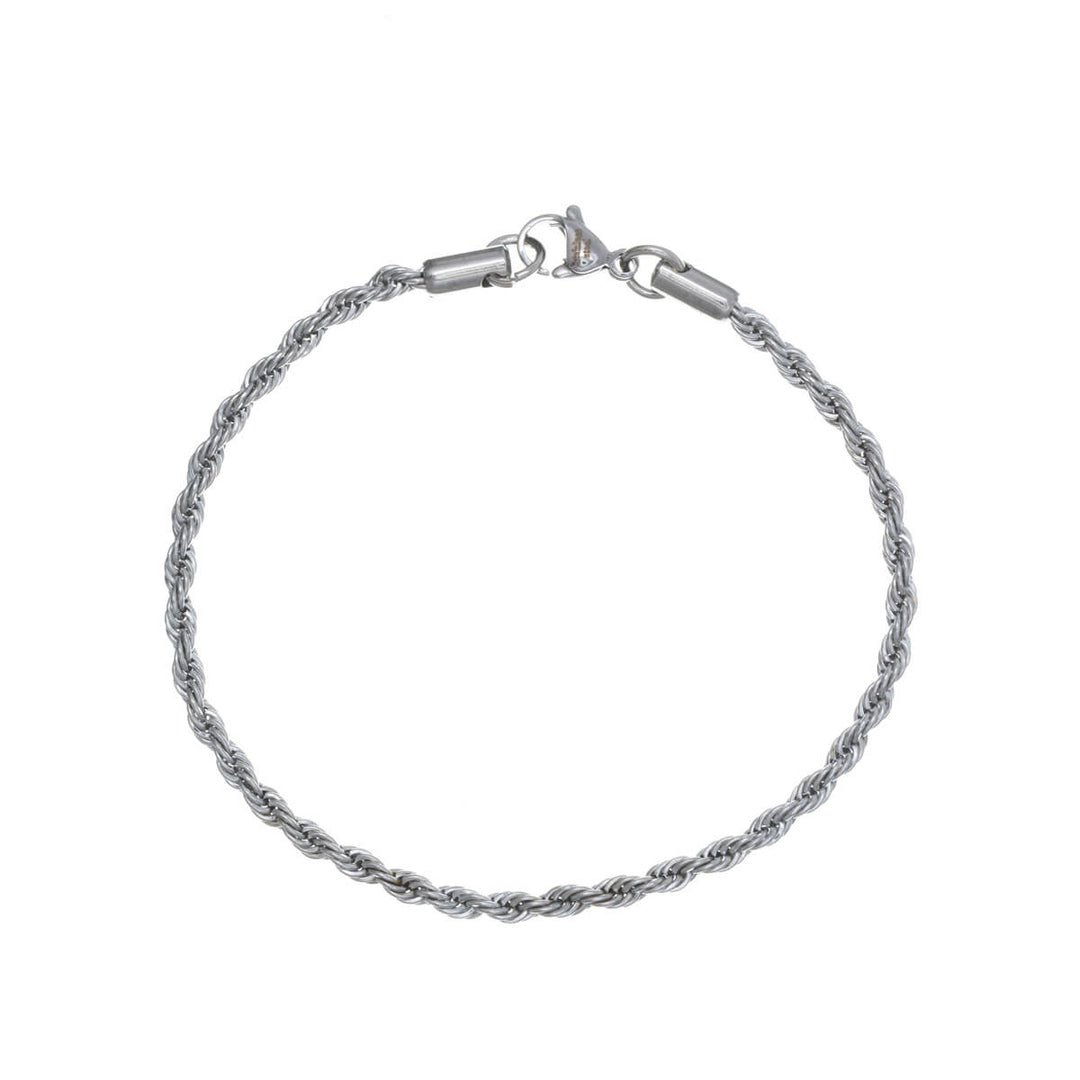 Cordell bracelet 3mm 19cm (Steel 316L)