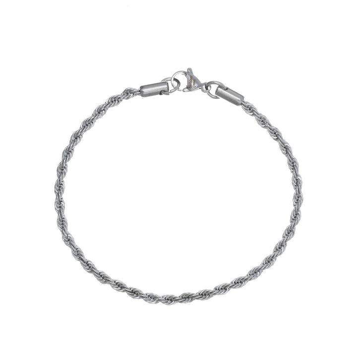 Cordell bracelet 3mm 19cm (Steel 316L)