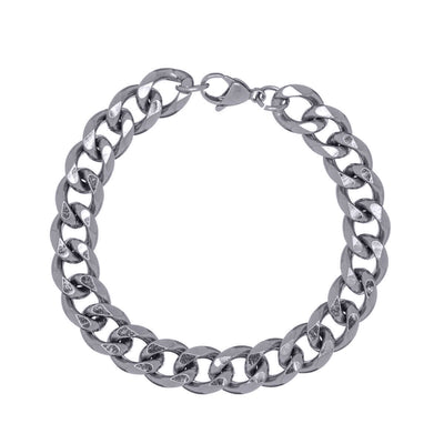 Armour chain bracelet 21cm (Steel 316L)