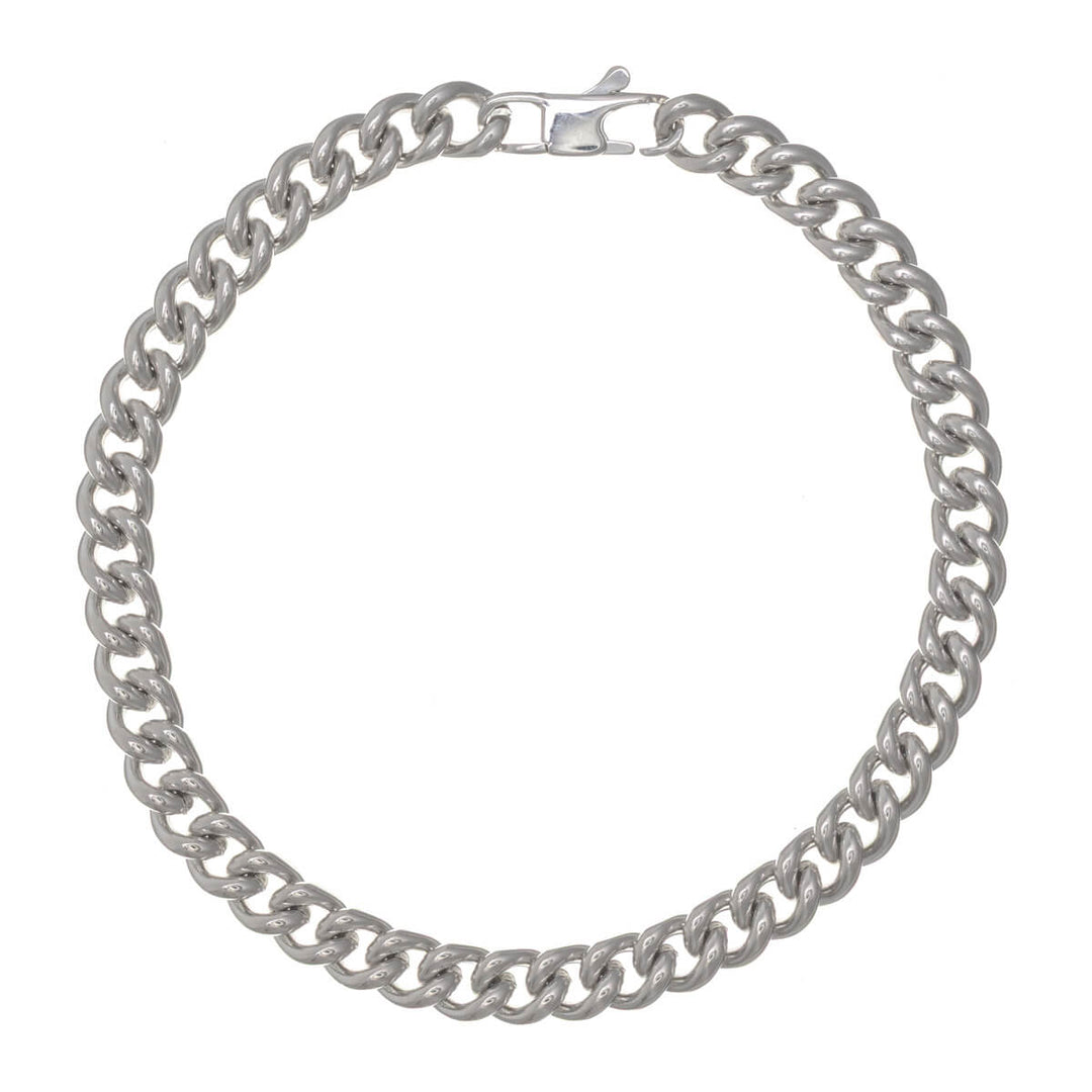 Steel armoured chain bracelet 6mm (Steel 316L)