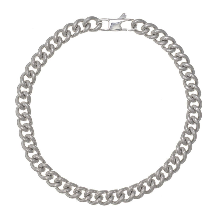 Steel armoured chain bracelet 6mm (Steel 316L)