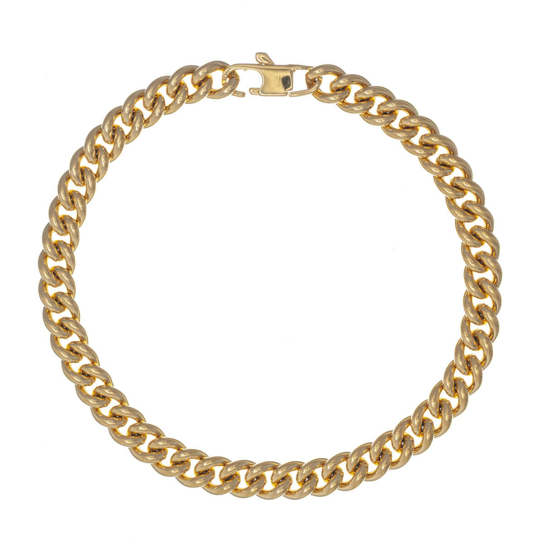 Steel armoured chain bracelet 6mm (Steel 316L)