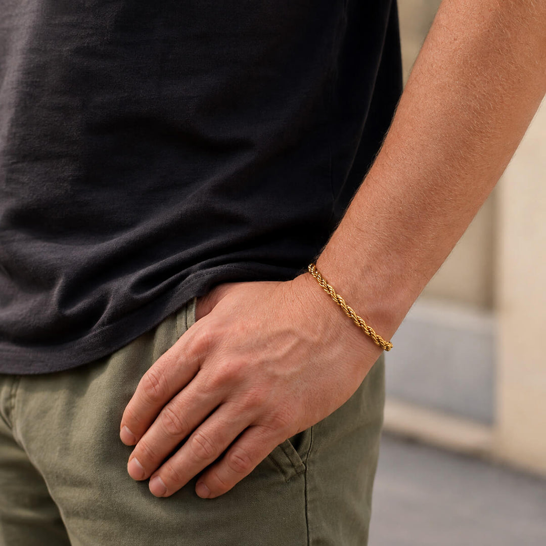 Cordell Bracelet, 6 mm, 20 cm (316L steel)