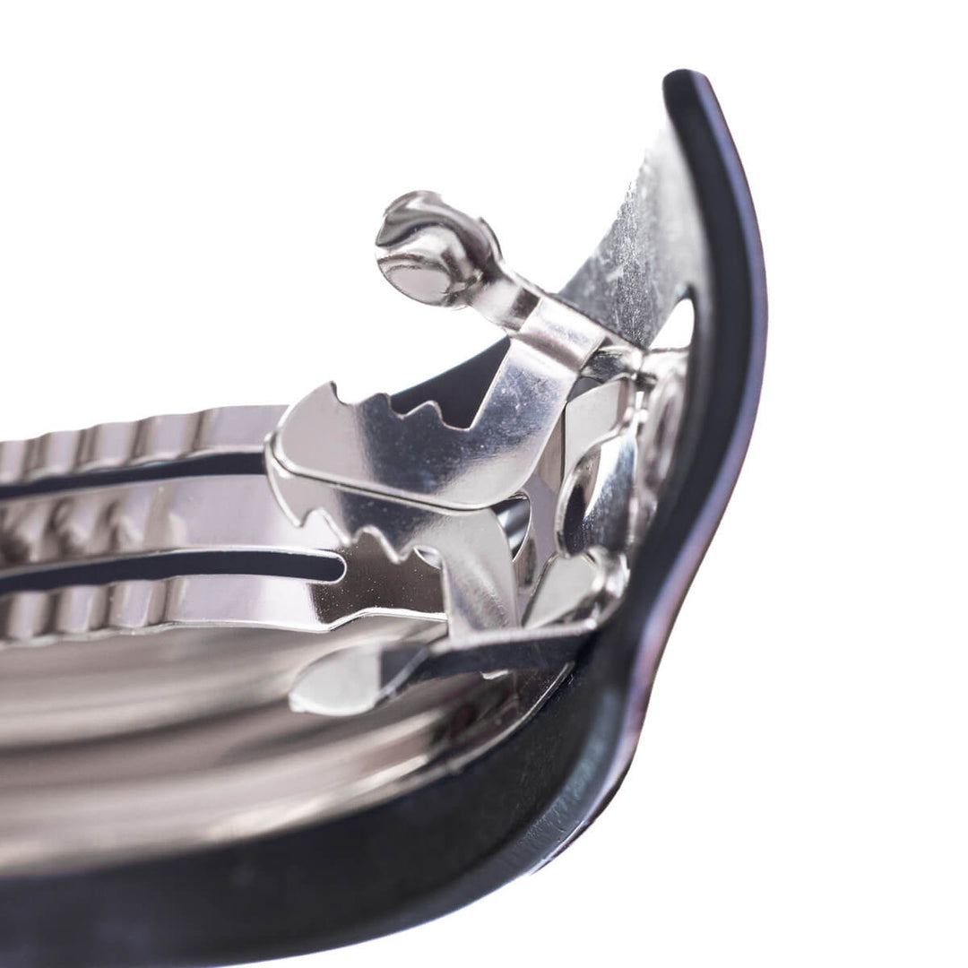 Sparkling curved rectangular hair clip 9cm