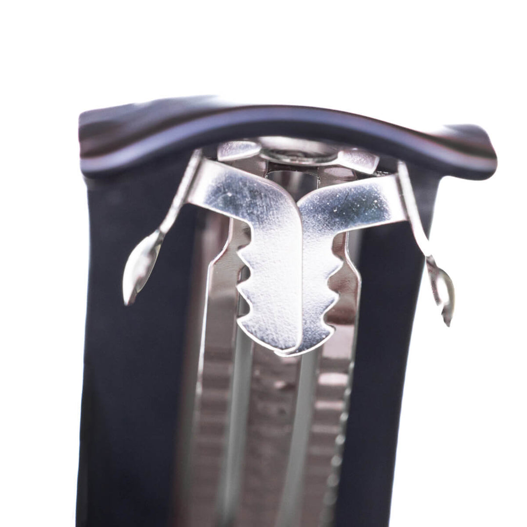 Sparkling curved rectangular hair clip 9cm