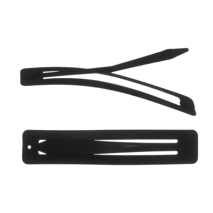 Long snap-on hair clip snap clips, 2-pack, 6.9 cm