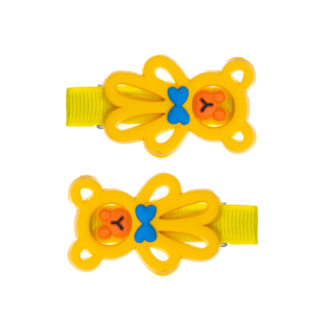 Children's hair clip teddy bear 2pcs