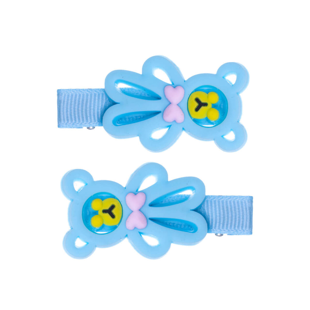 Children's hair clip teddy bear 2pcs