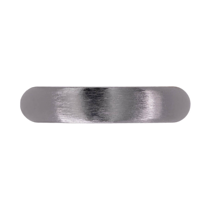 Metal brushed hair clip