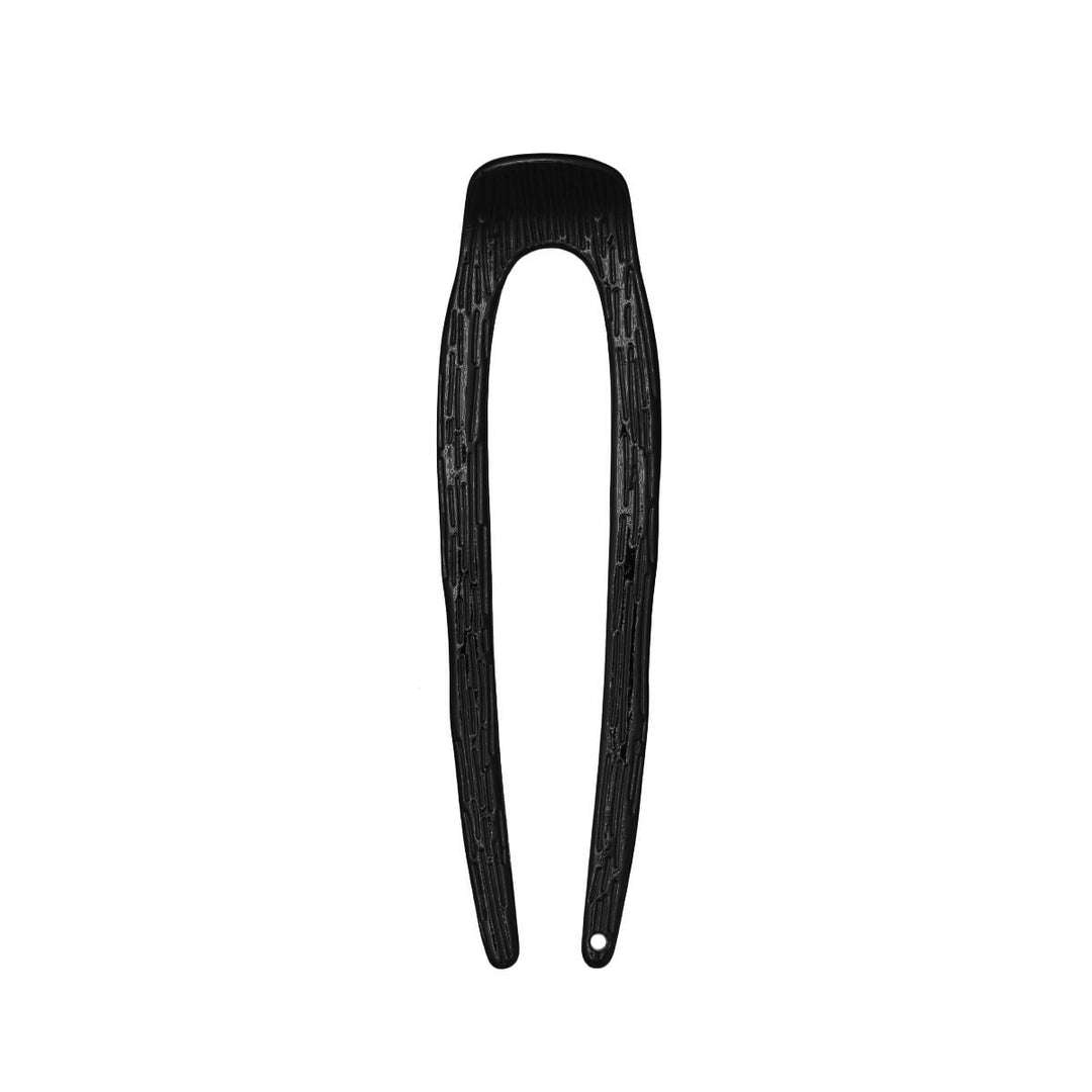 Patterned metallic French hair pin French hairpin 9.5cm