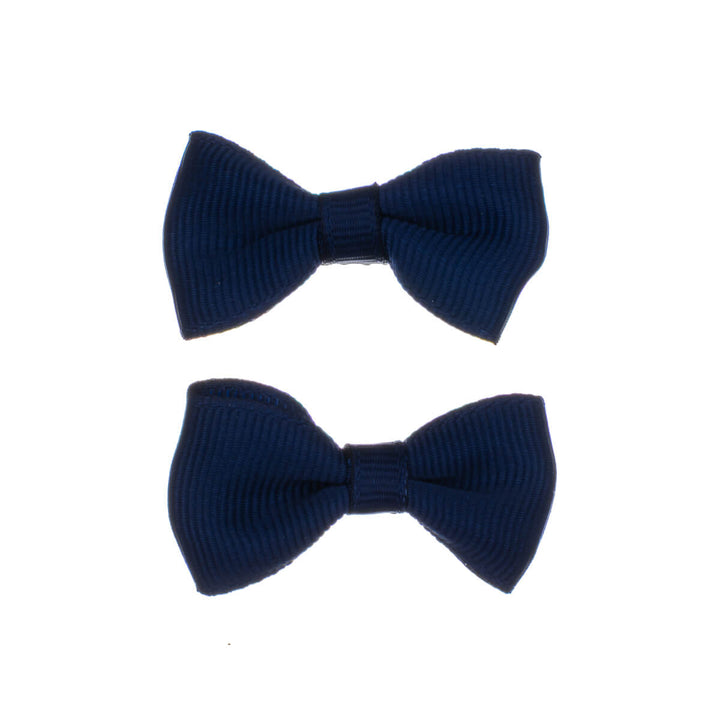 Monochrome bow tie hair clip 2pcs