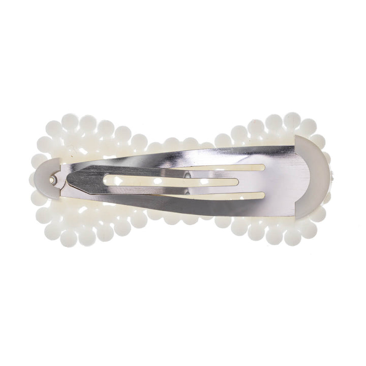 Bow tie pearl snap clips 2 pcs