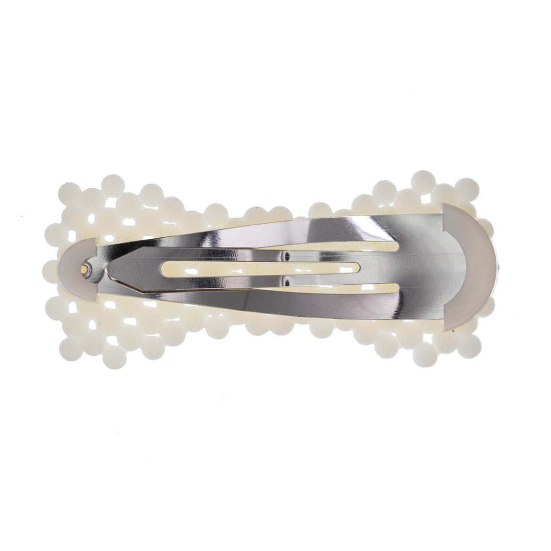 Bow tie pearl snap clips 2 pcs