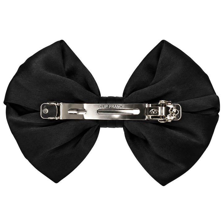Two-tiered hair bow with a clasp