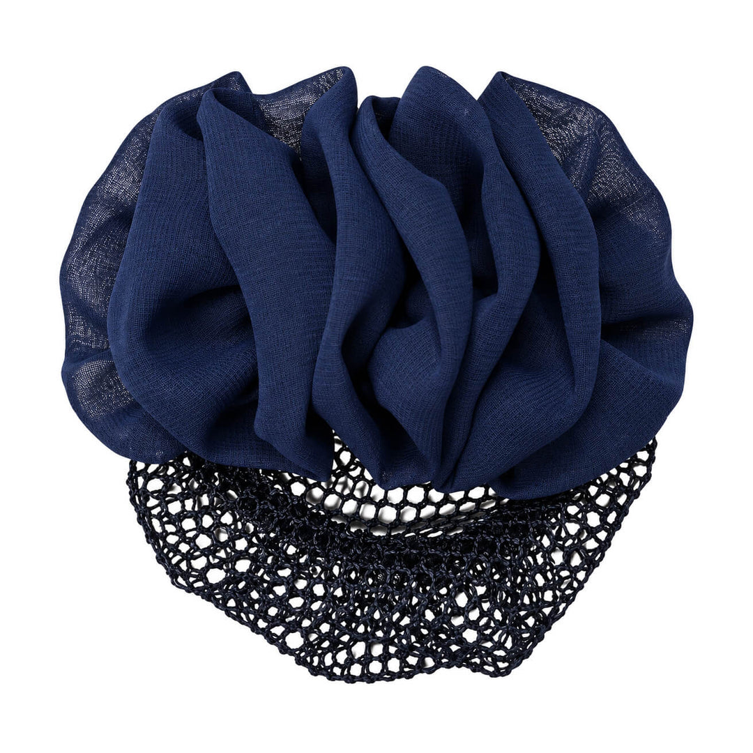 Fabric hair clip with a bun pouch