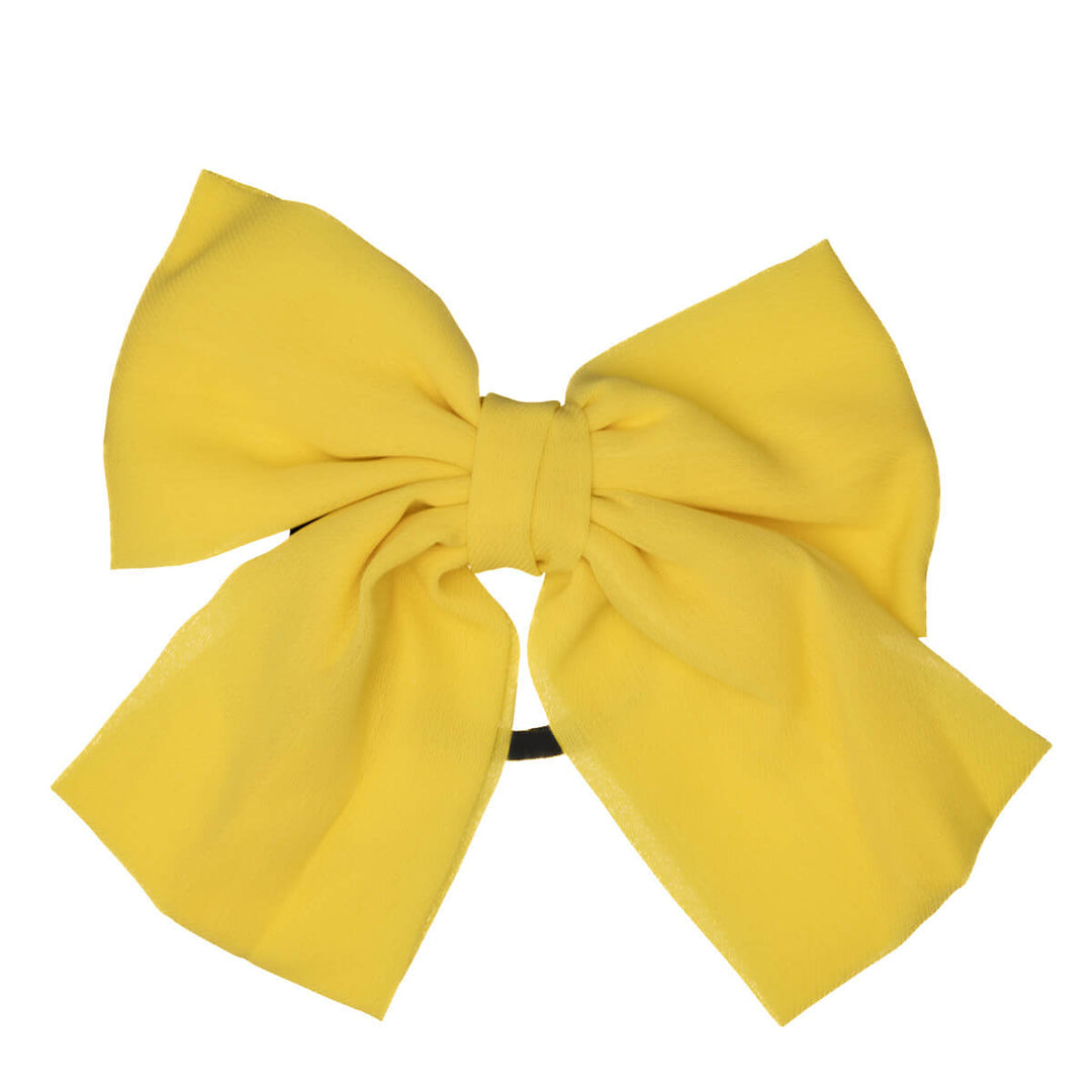 Monochrome hair bow tie hair bow 17cm