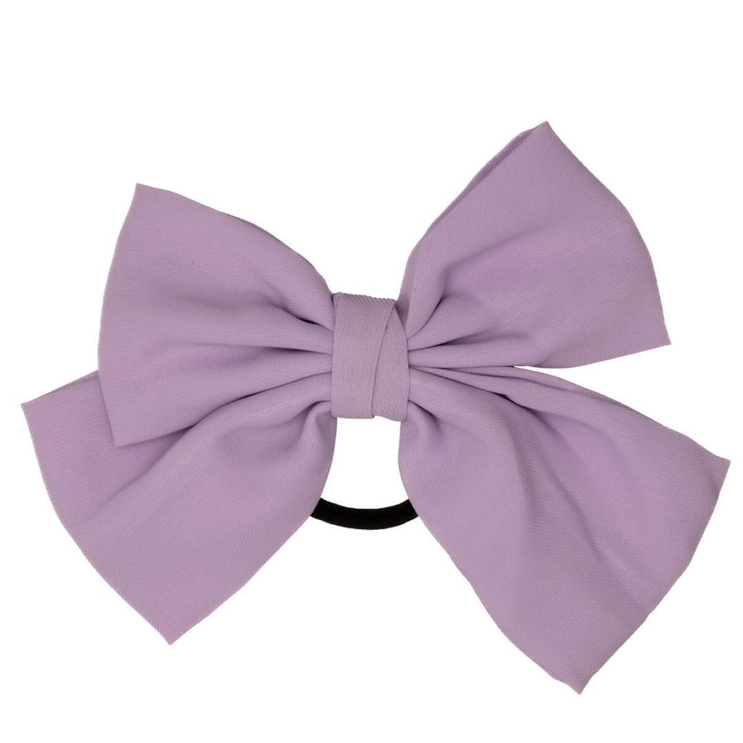 Monochrome hair bow tie hair bow 17cm