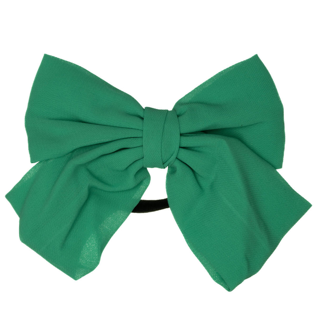 Monochrome hair bow tie hair bow 17cm