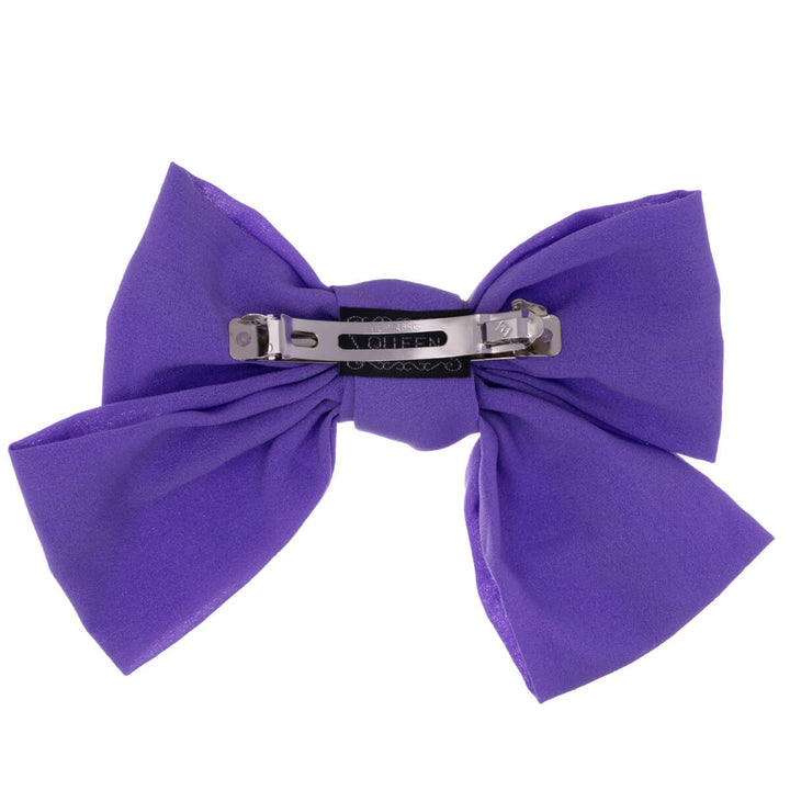 Monochrome hair bow tie hair clip 19cm