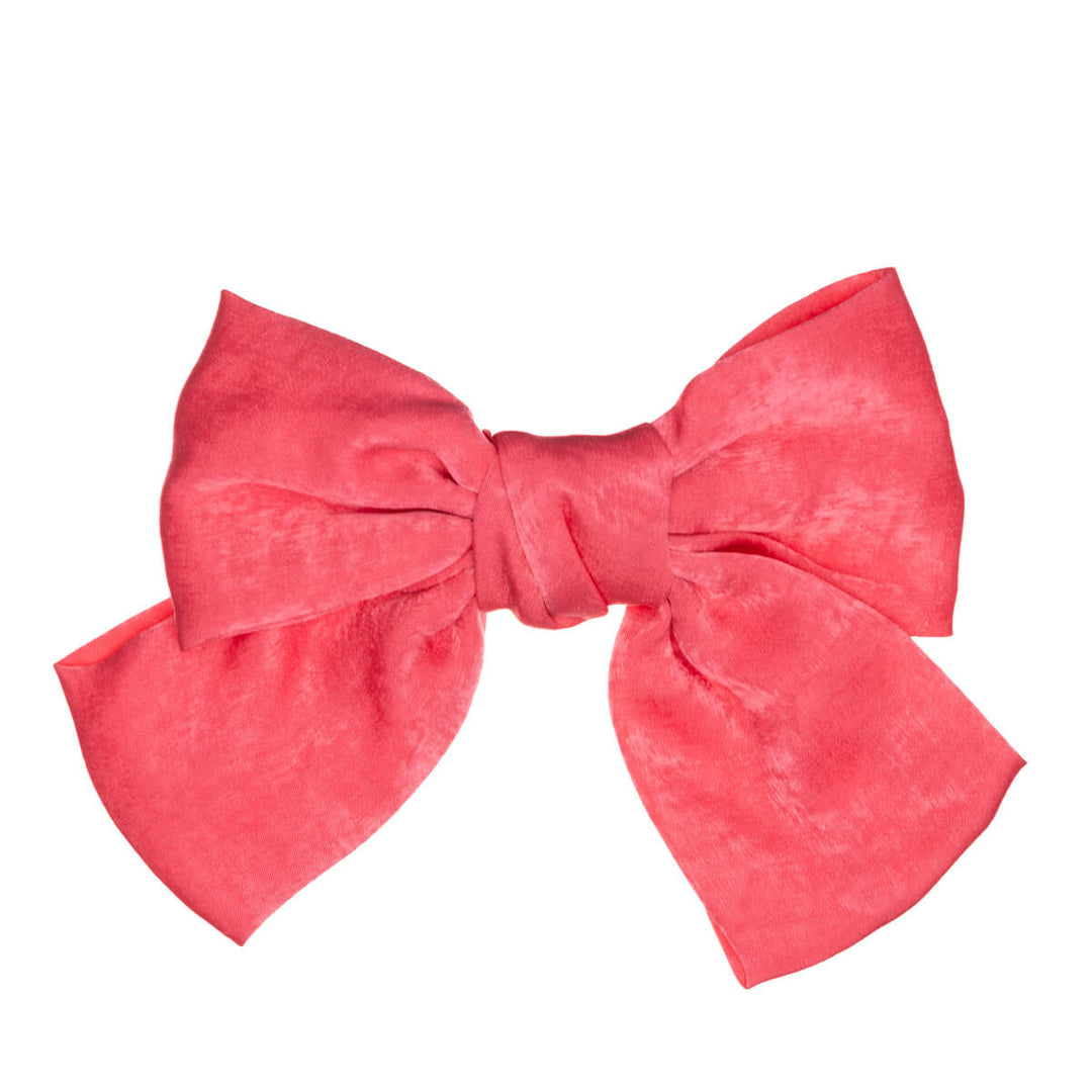 Monochrome hair bow tie hair clip 22cm