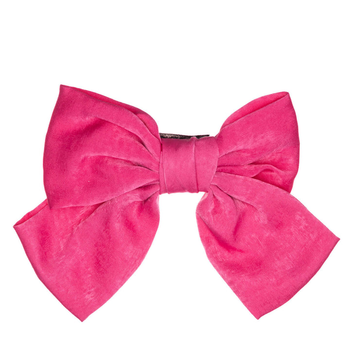 Monochrome hair bow tie hair clip 22cm