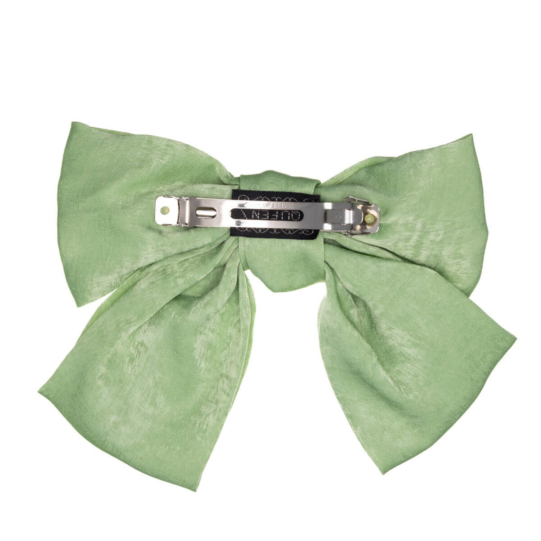 Monochrome hair bow tie hair clip 22cm