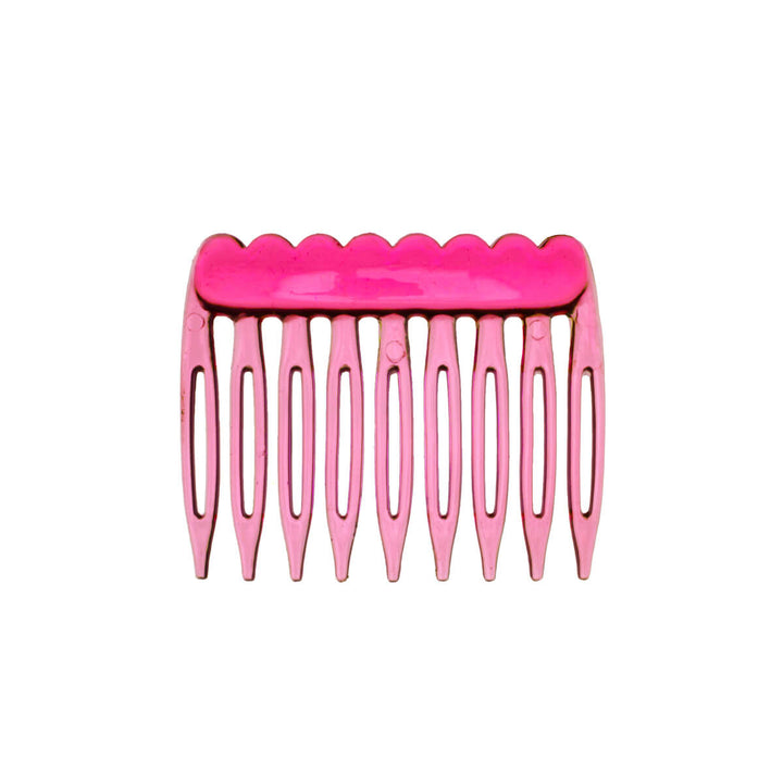 Plastic small side comb 2pcs (4,9cm x 4cm)