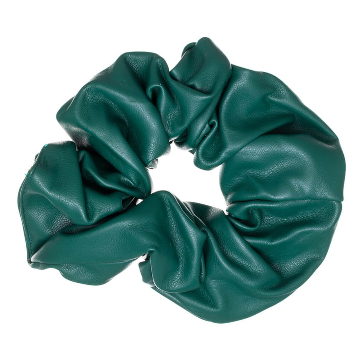 Big artificial leather scrunchie hairpin ø13cm